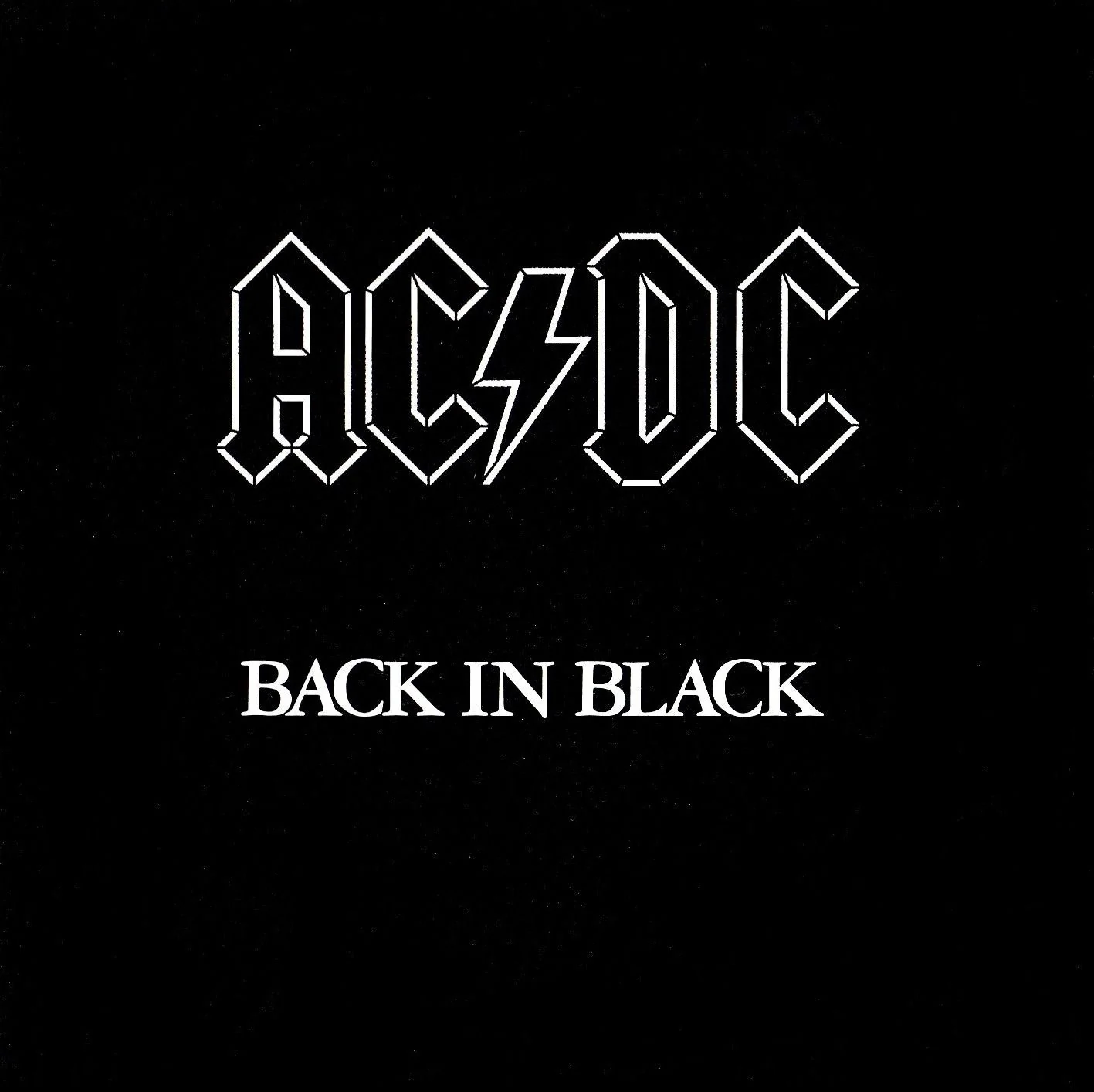 Back in black CD