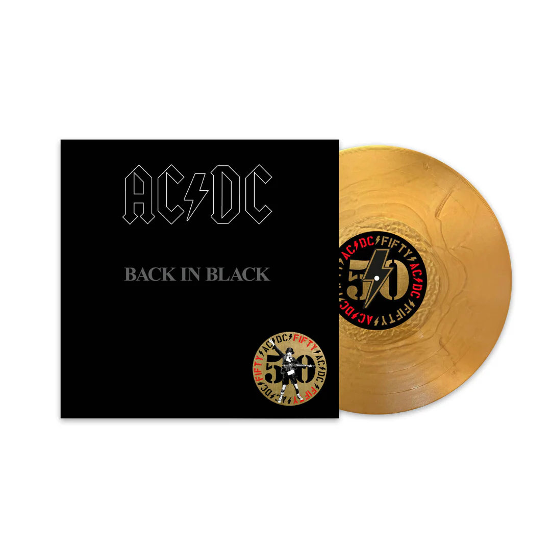 Back in Black LP Edición 50ª Aniversario Vinilo Dorado