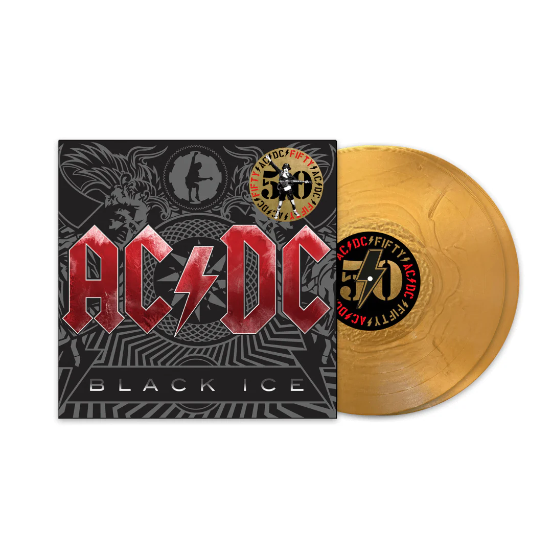 Black Ice doble LP Edición 50ª Aniversario Vinilo Dorado