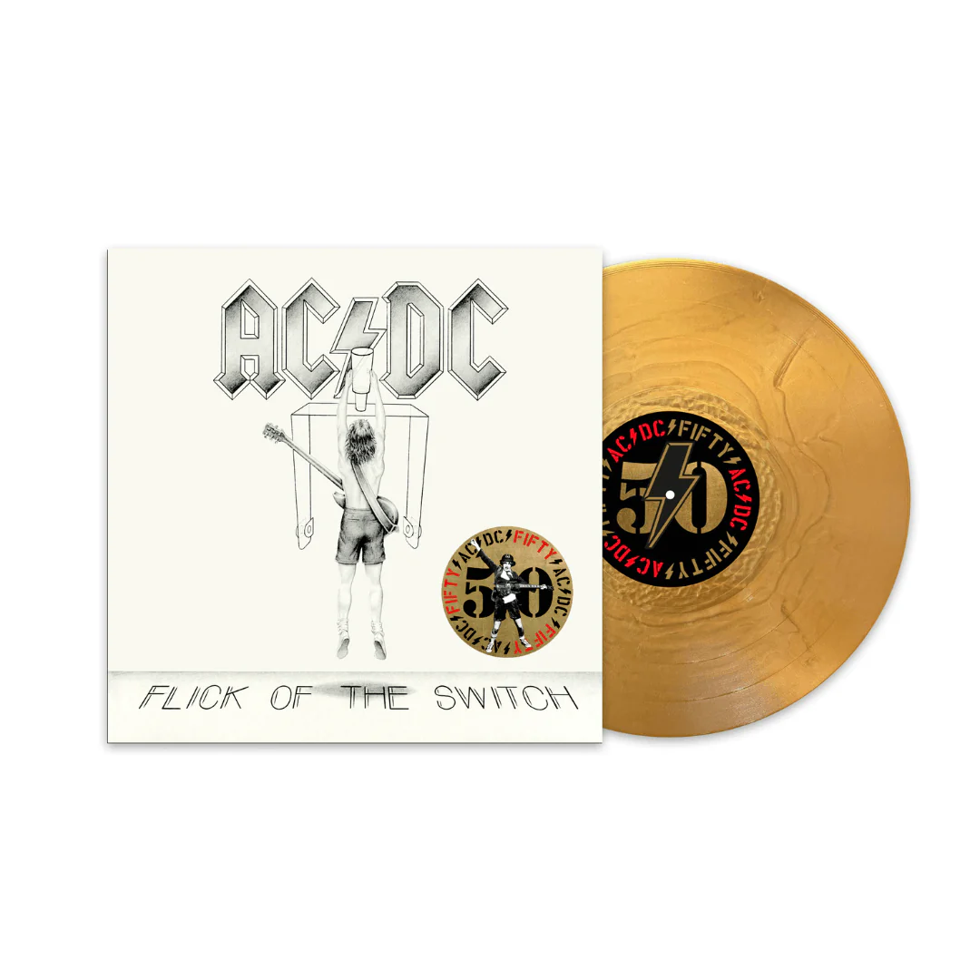 Flick Of The Switch LP Edición 50ª Aniversario Vinilo Dorado