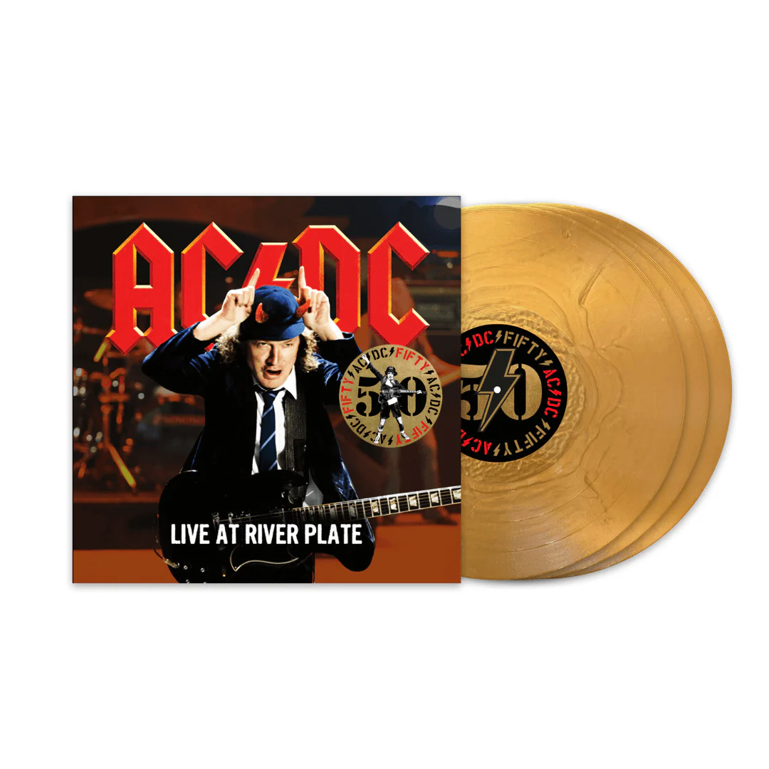 Live At River Plate triple LP Edición 50ª Aniversario Vinilo Dorado