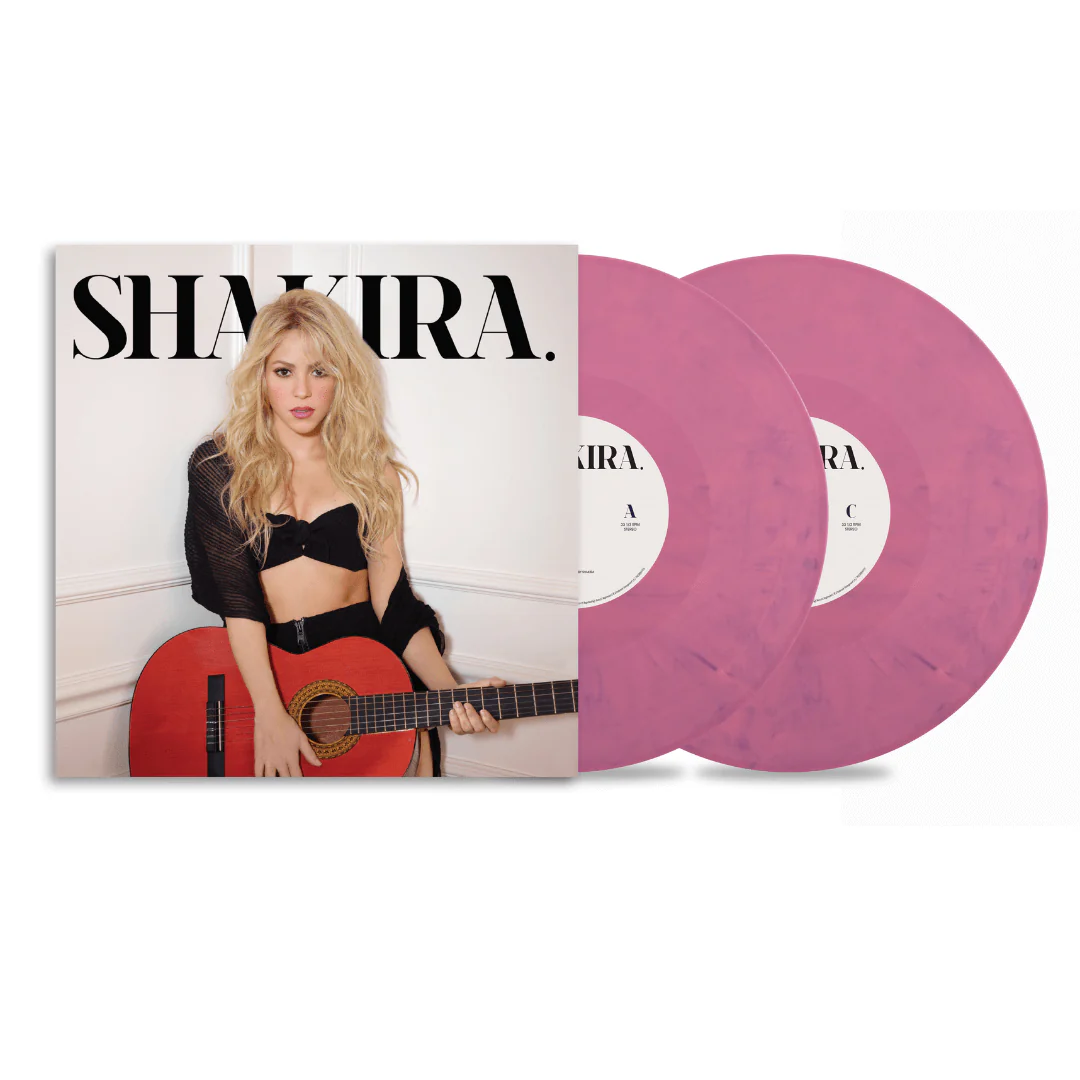 Shakira doble Vinilo Color rosa
