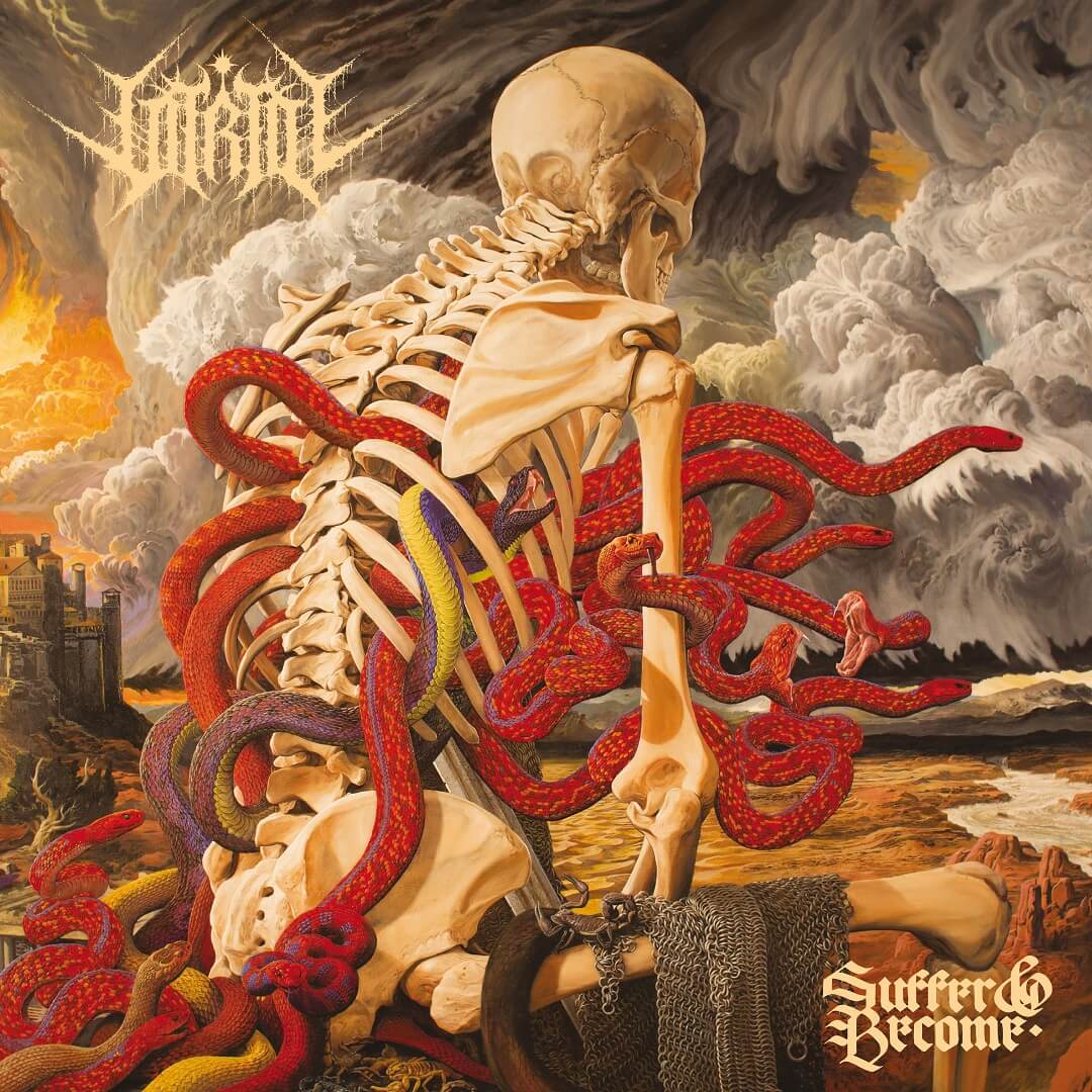 Suffer & BecomeLtd. deep blood red LP