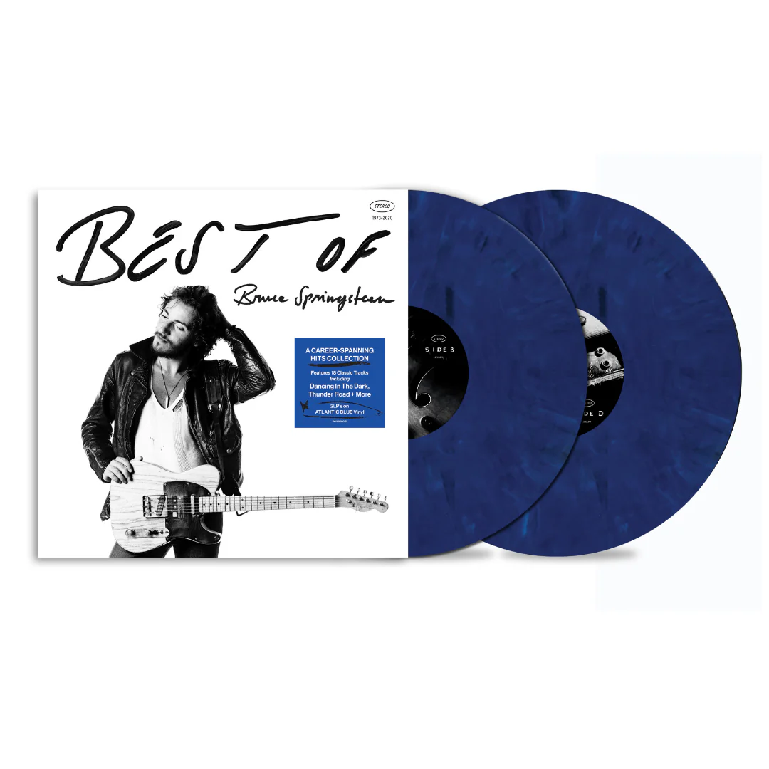 The Best of Bruce Springsteen 2LP color azul