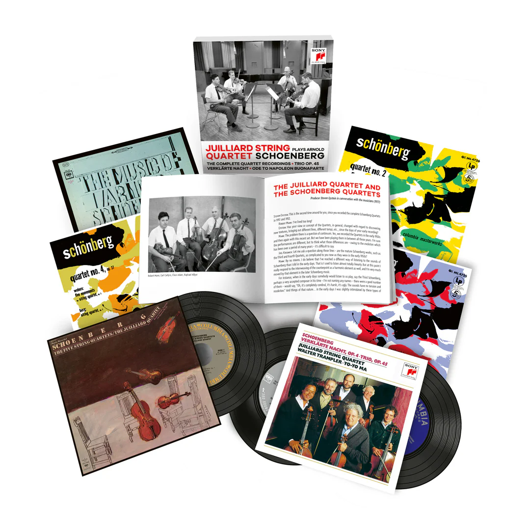 The Juilliard String Quartet Plays Schoenberg 7 Cd´s